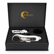 Larimar Sonic Face and Body Instrument - Hot and Cold Negative Ion Skin Care Device for At-Home Facial and Body Treatment by Purlife