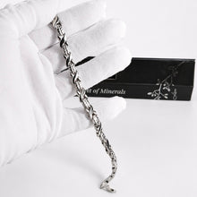 Mercury - Premium Hand Mineral-Infused Negative Ion Bracelet, Stainless Steel, Flexible Link Design, Secure Branded Buckle, Limited Lifetime Warranty