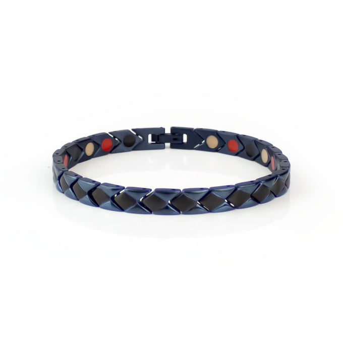 End of Summer Sale - Amor - Premium Hand Mineral-Infused Negative Ion Bracelet, Premium Finish, C...