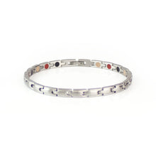 Labor Day Sale - Bright - Premium Hand Mineral-Infused Negative Ion Bracelet, Stainless Steel, Boutique Everyday Wear, Secure Branded Buckle, Jointed Comfort Fit, Limited Lifetime Warranty