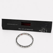 Mercury - Premium Hand Mineral-Infused Negative Ion Bracelet, Stainless Steel, Flexible Link Design, Secure Branded Buckle, Limited Lifetime Warranty