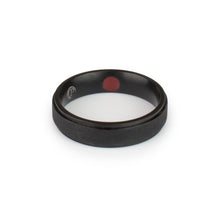 Labor Day Sale - Elegant Matte Black - Premium Hand Mineral-Infused Negative Ion Ring, Matte Finish, Bold Modern Everyday Style, Boutique Quality Finish, Limited Lifetime Warranty
