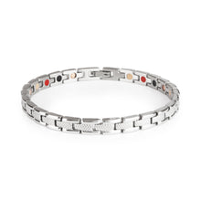 Labor Day Sale - Empire - Premium Hand Mineral-Infused Negative Ion Bracelet, Stainless Steel, Boutique Everyday Wear, Secure Branded Buckle, Jointed Comfort Fit, Limited Lifetime Warranty