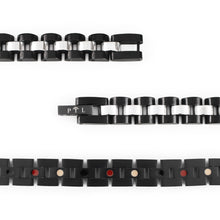 End of Summer Sale - Exquisite - Premium Hand Mineral-Infused Negative Ion Bracelet, Stainless Steel, Boutique Everyday Wear, Secure Branded Buckle, Jointed Comfort Fit, Limited Lifetime Warranty