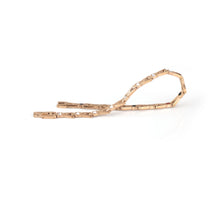 Labor Day Sale - Hope - Negative Ion Bracelet, Rose Gold Titanium with Swarovski Crystals