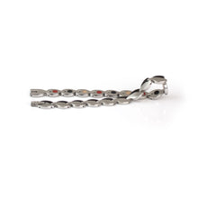 Labor Day Sale - Lucky - Premium Hand Mineral-Infused Negative Ion Bracelet, Stainless Steel, Boutique Everyday Wear, Secure Branded Buckle, Jointed Comfort Fit, Limited Lifetime Warranty