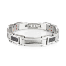 End of Summer Sale - Renew - Premium Hand Mineral-Infused Negative Ion Bracelet, Stainless Steel, Bold Modern Everyday Style, Secure Branded Buckle, Jointed Comfort Fit, Limited Lifetime Warranty