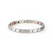 End of Summer Sale - Soul - Premium Hand Mineral-Infused Negative Ion Bracelet, Stainless Steel, Boutique Everyday Wear, Secure Branded Buckle, Jointed Comfort Fit, Limited Lifetime Warranty