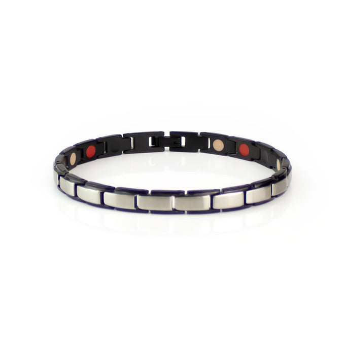 End of Summer Sale - Spirit - Premium Hand Mineral-Infused Negative Ion Bracelet, Stainless Steel...