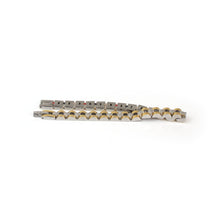 Twist - Premium Hand Mineral-Infused Negative Ion Bracelet, Stainless Steel, Gold Finish, Polished Statement Look, Secure Branded Buckle, Jointed Comfort Fit, Limited Lifetime Warranty
