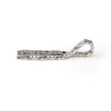 Labor Day Sale - Welsh - Premium Hand Mineral-Infused Negative Ion Bracelet, Stainless Steel, Swarovski Crystal Detail, Boutique Everyday Wear, Secure Branded Buckle, Jointed Comfort Fit, Limited Lifetime Warranty