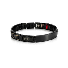 Obsidian Purlife Multi-Mineral bracelet new clean hero image with PTL tree buckle and mineral points