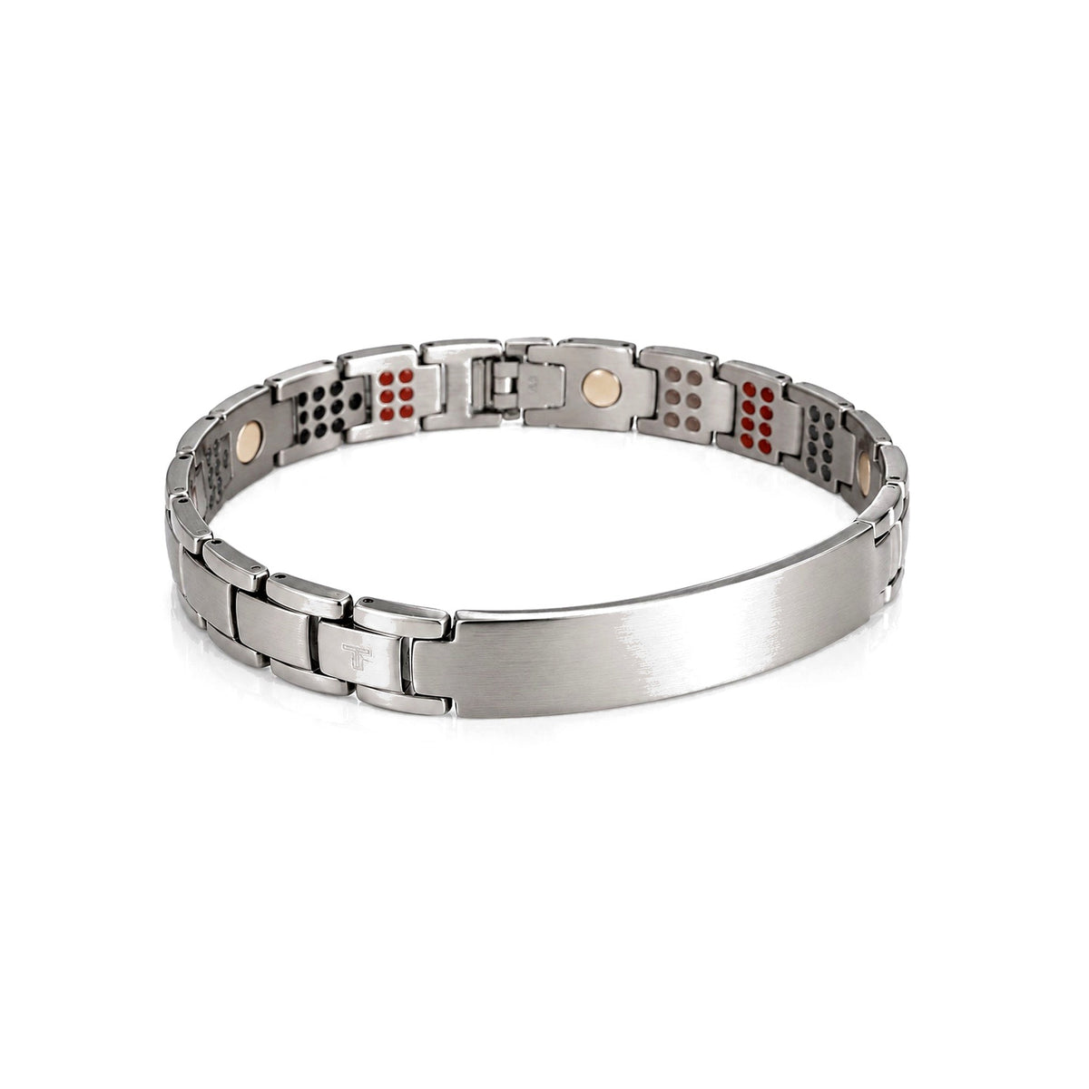 Silver Spectrum Purlife Multi-Mineral bracelet new clean hero image with mineral points