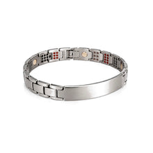 Silver Spectrum Purlife Multi-Mineral bracelet new clean hero image with mineral points