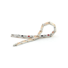 Drops - Negative Ion Bracelet, Polished Gold & Stainless Steel