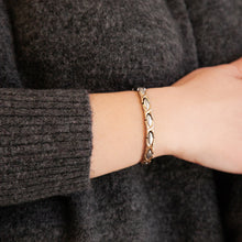 Drops - Negative Ion Bracelet, Polished Gold & Stainless Steel
