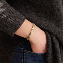Stamina - Negative Ion Bracelet, Stainless Steel with a Gold Plated Twist