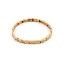 Sparkling - Negative Ion Bracelet - Rose Gold Plated with Swarovski Crystals