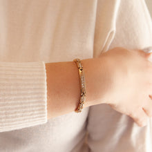 Sparkling - Negative Ion Bracelet - Rose Gold Plated with Swarovski Crystals