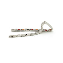 Success - Stainless Steel Negative Ion Bracelet with Swarovski Crystals