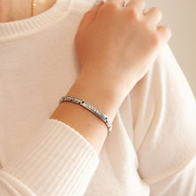 Success - Stainless Steel Negative Ion Bracelet with Swarovski Crystals