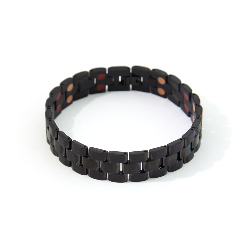 Sable - Negative Ion Bracelet, Titanium & Black Onyx