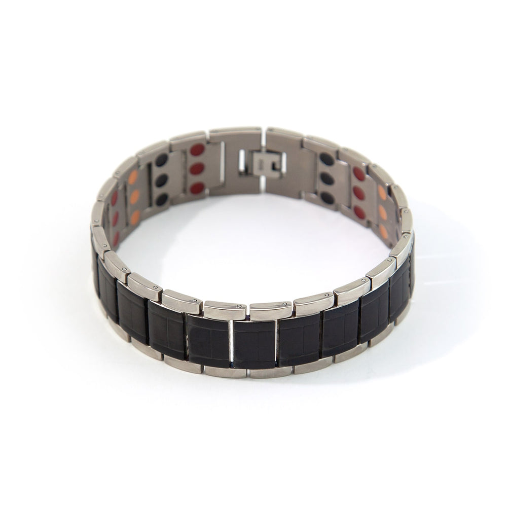 Radiance - Negative Ion Bracelet, Titanium & Black Onyx