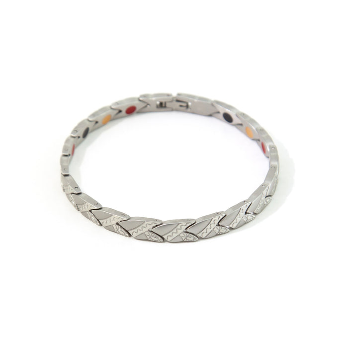 Infinity - Stress Relief - Stainless Steel Negative Ion Bracelet