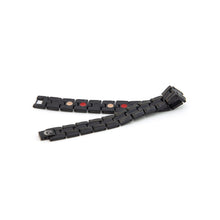 Night - Negative Ion Bracelet, Elegant Titanium Polished Black
