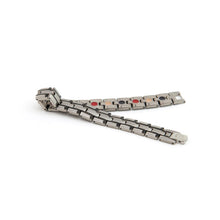 Interlocked - Negative Ion Bracelet, Titanium and Polished Black