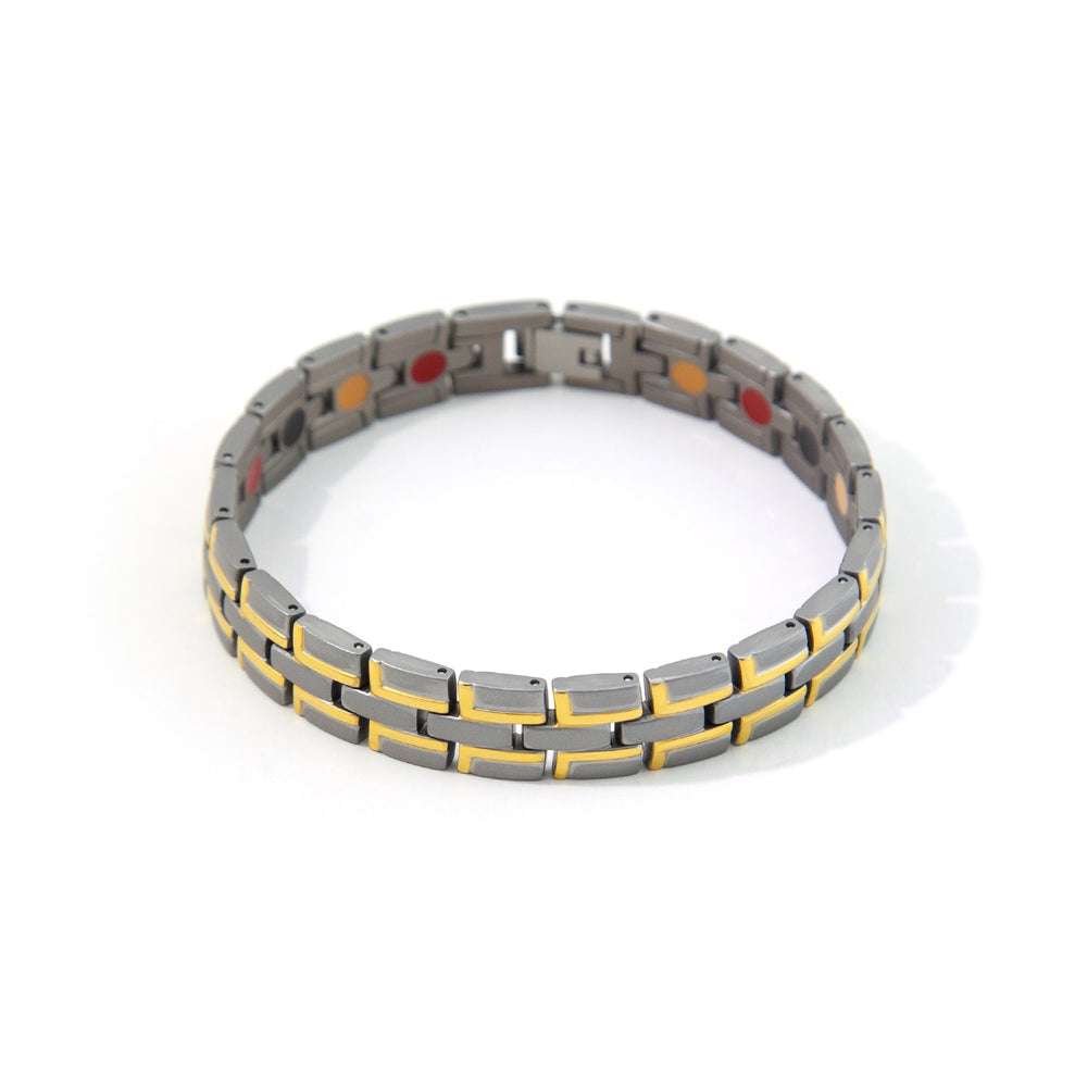 Enchanted - Negative Ion Bracelet, Titanium & Gold Plated