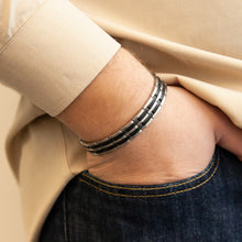 Electric - Negative Ion Bracelet - Stainless Steel with Black