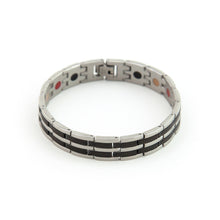 Electric - Negative Ion Bracelet - Stainless Steel with Black