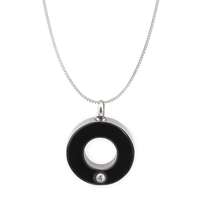 Black Ring Negative Ion Pendant