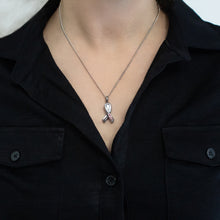 Labor Day Sale - Breast Cancer Ribbon - Premium Hand Mineral-Infused Negative Ion Pendant Necklace, Premium Finish, Daily Wear And Gifting, Boutique Wellness Jewelry, Limited Lifetime Warranty