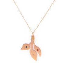 Shop Purlife Rose Gold Leafs Negative Ion Pendant