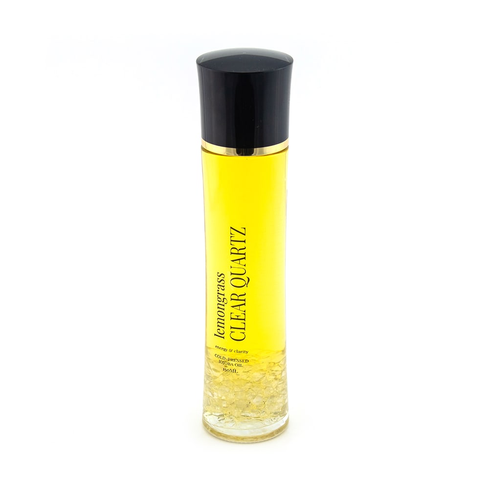 Clear Quartz & Lemongrass Essential Body Oils