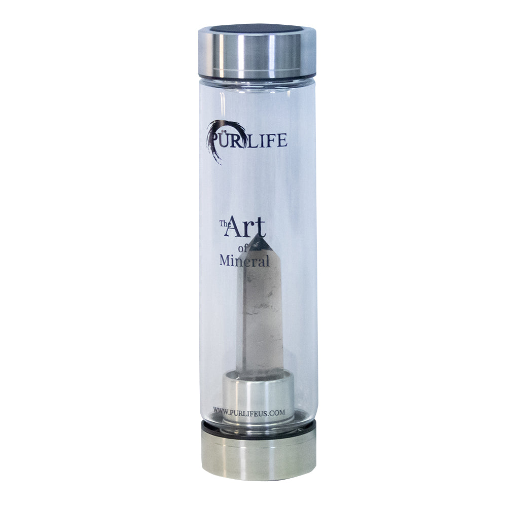 Smoky Quartz Gemstone Water Bottle