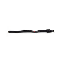 Purlife Fashionista - Negative Ion Black Steel & Silicone Bracelet with Swarovski Crystals
