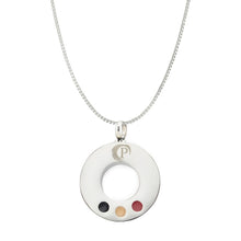 Silver Ring Negative Ion Pendant