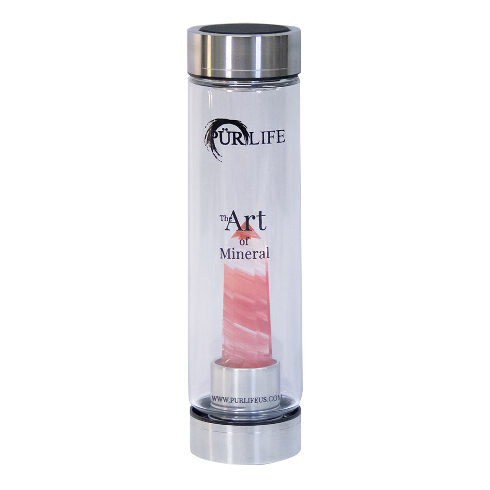 Red Smelting Gemstone Water Bottle