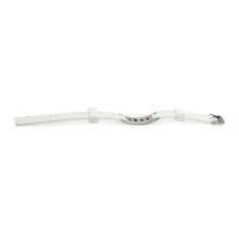 Trinity - Negative Ion Bracelet Silicone Band,Stainless Steel w/Swarovski Crystals